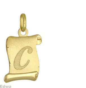 Zawieszka złota literka C pr.585 - Wisiorki - miniaturka - grafika 1