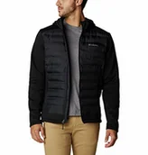 Bluzy męskie - Columbia Męska bluza z kapturem z izolacją na cały zamek błyskawiczny Czarny XL 1955873 - miniaturka - grafika 1