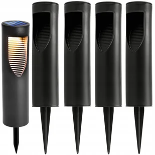 4x Lampa Ogrodowa Słupek Solarny Wbijany Lampy Solarne IP65 Oświetleniowy - Lampy ogrodowe - miniaturka - grafika 1