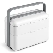 Lunch boxy - BLIM PLUS BAULETTO Lunchbox duży biały krystaliczny biały - miniaturka - grafika 1