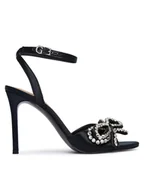 Sandały damskie - Guess Sandały 178996 Czarny - miniaturka - grafika 1