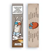 Zakładki do książek - Zakładka kartonowa - Serce literackie - gadżet - miniaturka - grafika 1