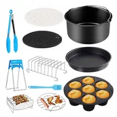 Akcesoria i części AGD - AKCESORIA DO FRYTKOWNICY 8 DLA GORĄCE POWIETRZE ODPORNE NA KOROZJĘ 11SZT - miniaturka - grafika 1