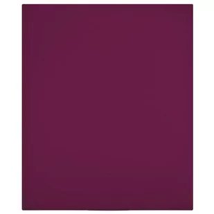 vidaXL Prześcieradła, 2 szt., bordowe, 100x200 cm, dżersej bawełniany - Prześcieradła - miniaturka - grafika 1