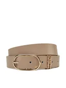 Paski - Tommy Hilfiger Pasek Damski Feminine 2.5 AW0AW17494 Écru - miniaturka - grafika 1