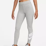 Legginsy - Damskie Legginsy NIKE W NSW NK CLSC GX HR TIGHT FTRA DV7791-063 – Szary - miniaturka - grafika 1