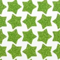 Zabawki kreatywne - Naklejki brokatowe z pianki zielone - miniaturka - grafika 1