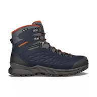 Buty trekkingowe męskie - Męskie Buty Trekkingowe Lowa Explorer 2 Gtx Mid Navy/Orange 41 1/3 - miniaturka - grafika 1