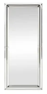 Lustra - Srebrne prostokątne lustro wiszące T8-E79 - miniaturka - grafika 1