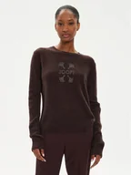 Swetry damskie - JOOP! Sweter 58 JW243KN323 30042809 Brązowy Loose Fit - miniaturka - grafika 1
