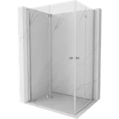 Kabiny prysznicowe - Mexen Mist-F Duo kabina prysznicowa składana 100 x 85 cm, transparent, chrom - 8A6-100L-085P-01-00 - miniaturka - grafika 1