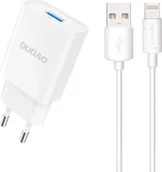 Ładowarki do telefonów - Dudao A4EU 1x USB-A + kabel USB-A - Lightning - miniaturka - grafika 1