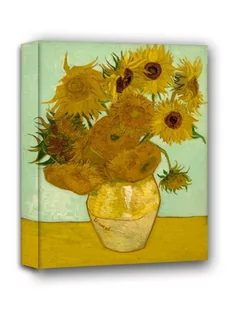 Słoneczniki, Vincent van Gogh - obraz na płótnie Wymiar do wyboru: 60x80 cm - Obrazy i zdjęcia na płótnie - miniaturka - grafika 1