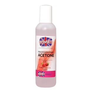 ronney RONNEY Professional ACETONE Strawberry 150 ml Truskawka (różowy) - Zmywacze i cleanery do paznokci - miniaturka - grafika 1