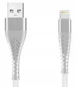 Kable - Kabel Lightning z oplotem Spider (3 m, biały) - miniaturka - grafika 1