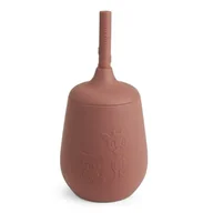 Kubki dla dzieci - Kubeczek Silikonowy Ze Słomką Giraf & Koala Mahogany Nuuroo - miniaturka - grafika 1