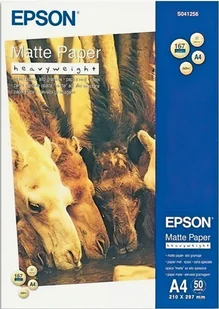 Epson Papier Matte Heavyweight (matowy, 167g, A4 50 C13S041256 - Papier do drukarek - miniaturka - grafika 2
