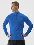 Koszulki sportowe męskie - Męski longsleeve termoaktywny 4F 4FRAW23UBRUM063-20S - niebieski - miniaturka - grafika 1