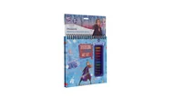 Zabawki kreatywne - Blok do kolorowania, z długopisami żelowymi, Frozen 2 - miniaturka - grafika 1