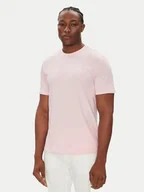 Koszulki męskie - Calvin Klein Jeans T-Shirt LV040HM265 Różowy Regular Fit - miniaturka - grafika 1