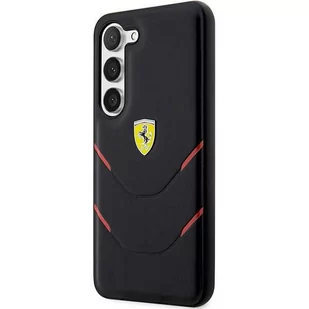 Ferrari FEHCS23SPBAK S23 S911 czarny/black hardcase Hot Stamp Lines - Etui i futerały do telefonów - miniaturka - grafika 2