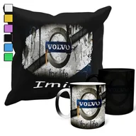 Gadżety dla niej i dla niego - ZESTAW KUBEK MAGICZNY + POSZEWKA Z PODUSZKĄ- VOLVO SAMOCHODY + IMIĘ - miniaturka - grafika 1
