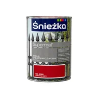 Emalie - Śnieżka Śnieżka Emalia chlorokauczukowa Supermal czerwona jasna RAL3020 900 ml - miniaturka - grafika 1