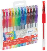 Przybory szkolne - Fiorello Długopis żelowy z brokatem 12 kolorów FIORELLO - miniaturka - grafika 1