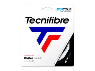Naciąg tenisowy Tecnifibre  Razor Code White (12 m)  1,25 mm - Tenis ziemny - miniaturka - grafika 1