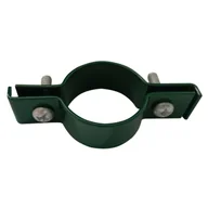 Akcesoria do ogrodzeń - Obejma słupka pośrednia fi 38 mm zielony RAL 6005 - miniaturka - grafika 1
