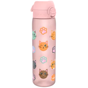 Butelka ION8 BPA Free I8RF500PRCATS Cats - Shakery i bidony sportowe - miniaturka - grafika 1