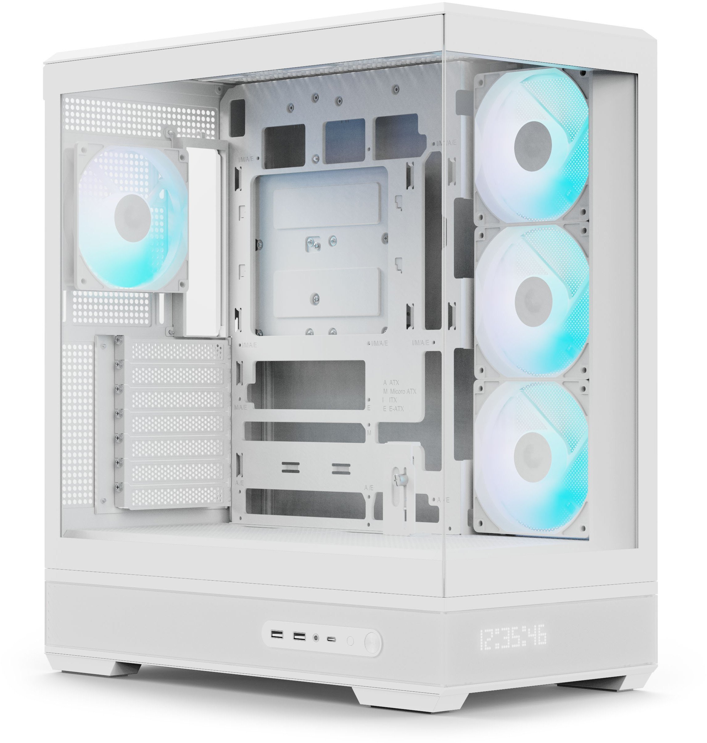 Obudowa Aerocool P500B Obudowa PC Midi-Tower ATX Tempered Glass RGB biały ACCM-PN09143.21