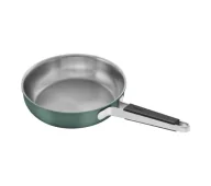 Patelnie - Zwilling Pure 1028862 Indukcja Stal nierdzewna 24cm - miniaturka - grafika 1