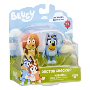 Figurki zestaw 2pak Wizyta u Lekarza Bluey Blu13046 - figurka - Figurki dla dzieci - miniaturka - grafika 1