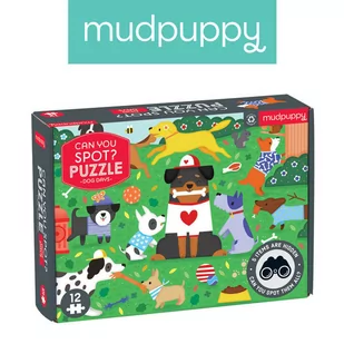 Puzzle obserwacyjne Dzień z pieskami 2+ Mudpuppy - Puzzle - miniaturka - grafika 1