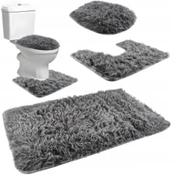 Dywaniki łazienkowe - DYWANIK ŁAZIENKOWY ZESTAW 3W1 SZYBKOSCHNĄCY DO ŁAZIENKI ANTYPOŚLIZGOWY - miniaturka - grafika 1