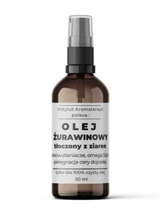 BIO Olej z PESTEK ŻURAWINY Omega + przeciwutleniacze - 50 ml - Olejki do ciała i włosów - miniaturka - grafika 1