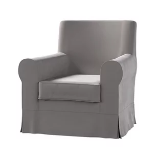 Dekoria Pokrowiec na fotel Ektorp Jennylund gołębi szary 78 x 85 x 84 cm Velvet 613-704-11 - Pokrowce na meble - miniaturka - grafika 1