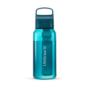 LifeStraw Go 2.0 Turkusowa butelka filtrująca 1L Laguna Teal - Butelki filtrujące - miniaturka - grafika 2