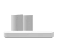 Kino domowe - Sonos Beam (Gen 2) + Era 100 x 2 (biały) - miniaturka - grafika 1