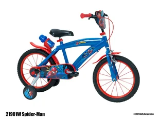 Rowerek dziecięcy Disney SPIDER MAN 16" 21901W Niebieski dla dziewczynki - Rowery - miniaturka - grafika 1