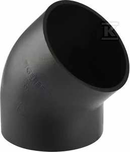Kolano PE d50/45st. - Akcesoria hydrauliczne - miniaturka - grafika 1