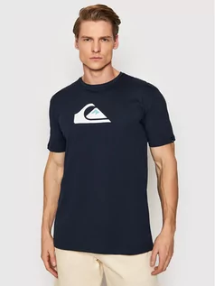 Koszulki męskie - Quiksilver T-Shirt Comp EQYZT06534 Granatowy Regular Fit - grafika 1