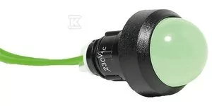 ETI Lampka Sygnalizator LED d=20mm zielona 230 V AC 004770816 - Pozostałe detektory - miniaturka - grafika 1