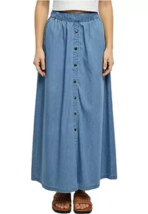 Urban Classics Damska spódnica damska Long Wide Light Denim, Skyblue Washed, XS - Spódnice - miniaturka - grafika 1