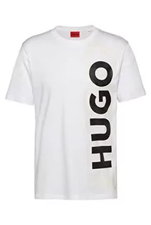 Koszulki męskie - HUGO T-shirt męski Dansovino White100, S - grafika 1