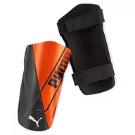 Paski - Puma Unisex's ftblNXT TEAM pasek shinguards, szokujący pomarańczowy czarny biały, XS - miniaturka - grafika 1