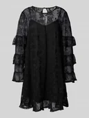 Sukienki - Sukienka casualowa o kroju oversized z półprzezroczystego materiału model ‘CELINE’ - miniaturka - grafika 1