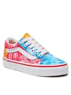 Buty dla dziewczynek - Vans Tenisówki Old Skool VN0A7Q5FABO1 Niebieski - miniaturka - grafika 1