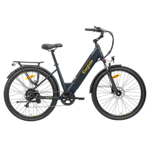 Rower elektryczny Eleglide T2 250W, bateria 36V 13Ah, opony 27,5x17,5 Cali, hydrauliczne hamulce tarczow - Ciemnoszary - Rowery elektryczne - miniaturka - grafika 1
